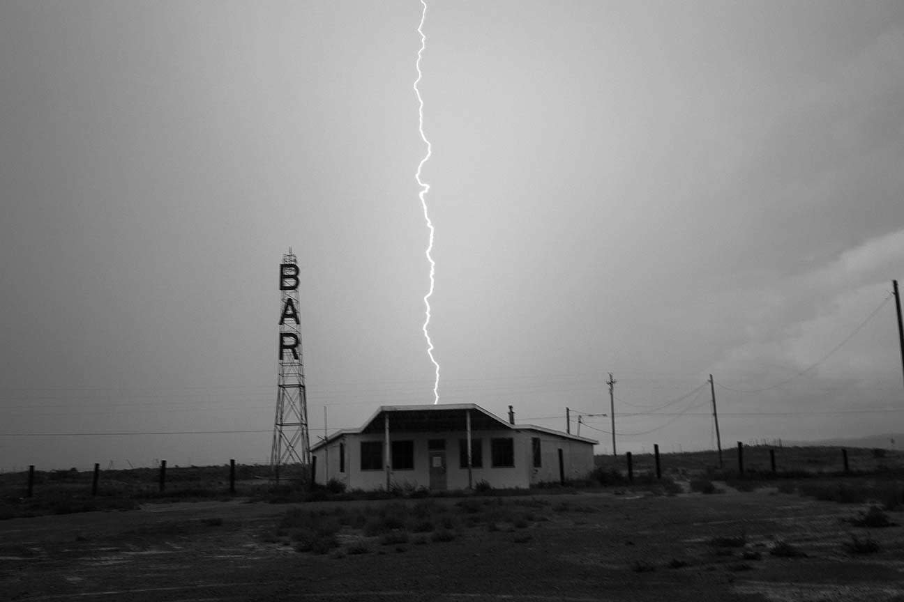 Roger Deakins, Lightning Strikes, New Mexico, 2014