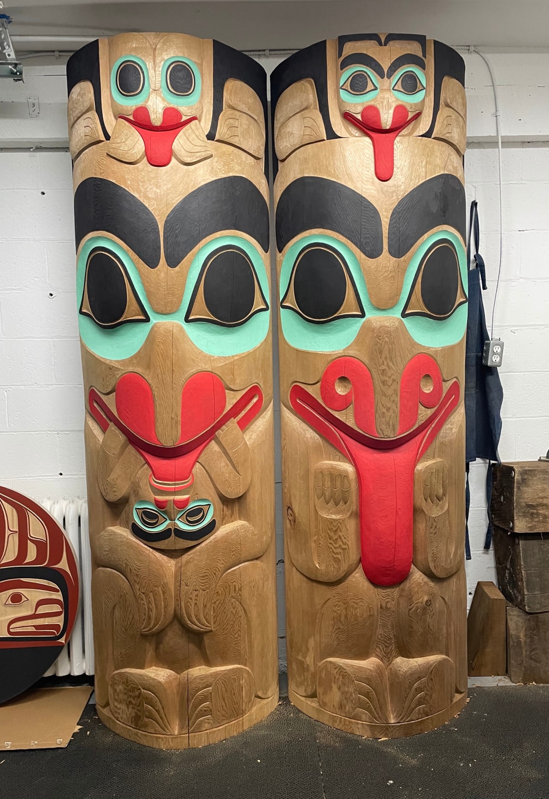 Corey Bulpitt, Totem Pole Commission, 2023