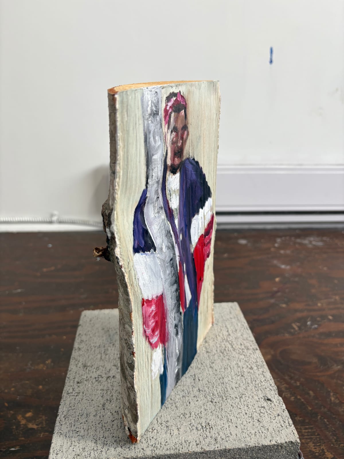 Zoe Ann Cardinal Cire, Cracklings 1 (Behind the Birch), 2025