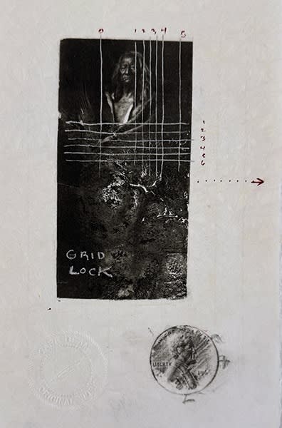 Carl Beam, Grid Lock, c. 1990-1995