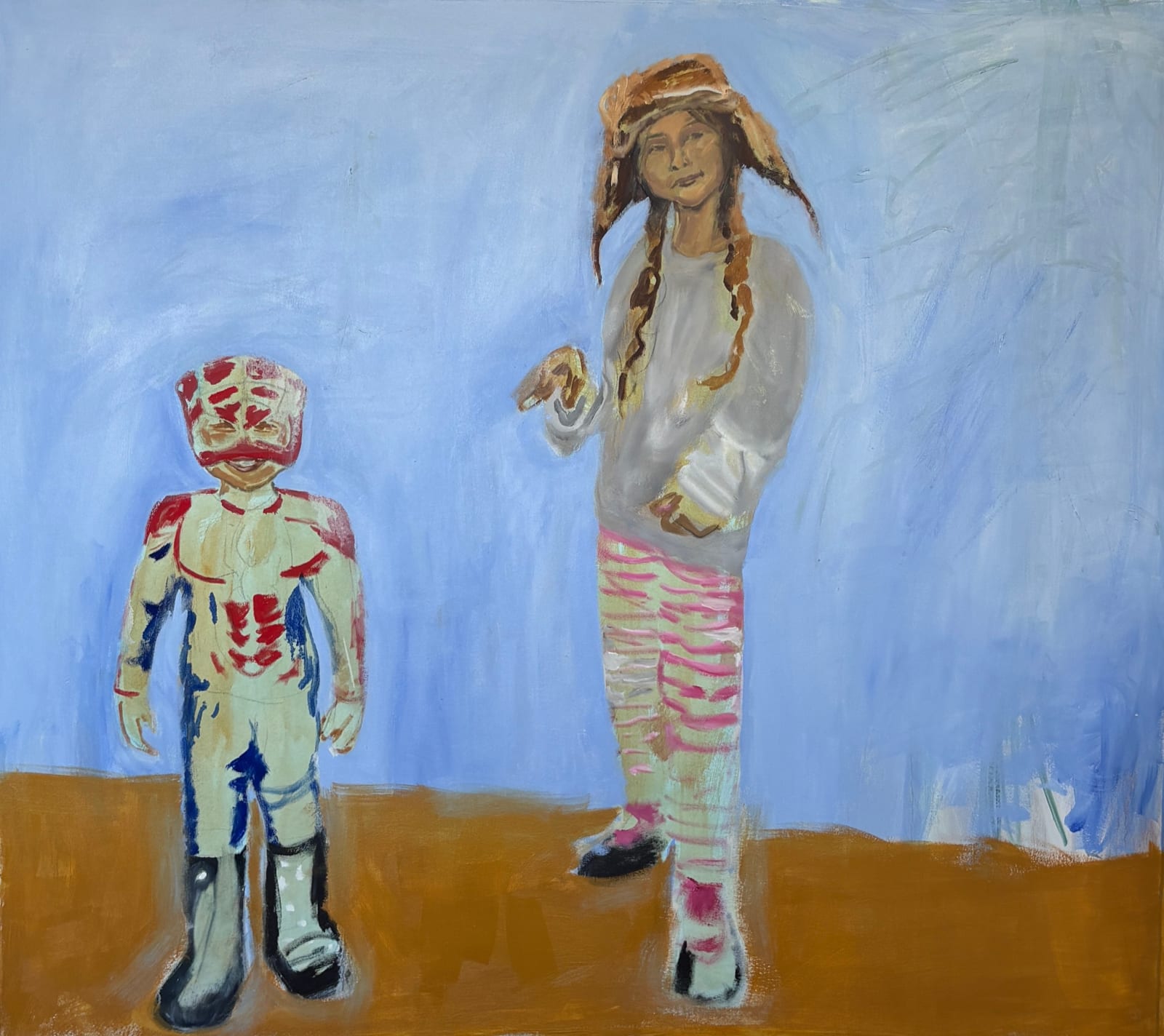 Zoe Ann Cardinal Cire, Bush Girl and Spiderman, 2025
