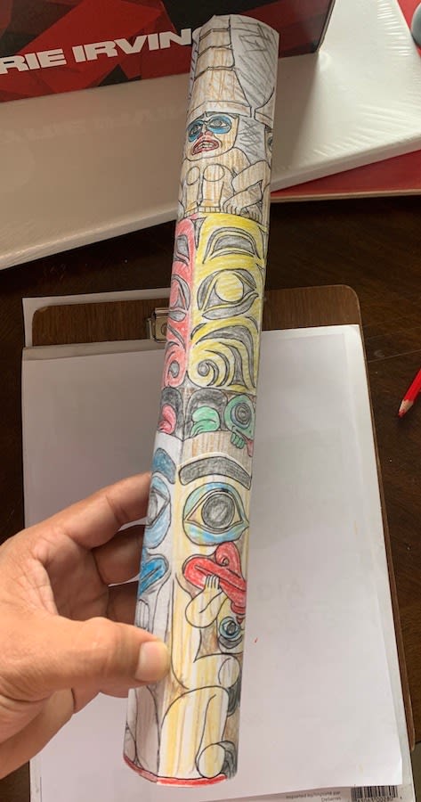 Corey Bulpitt, Totem Pole Commission, 2023