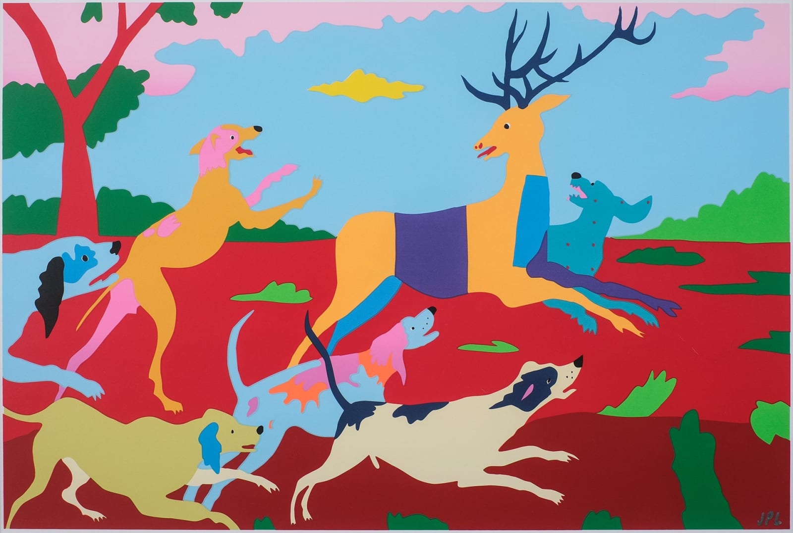 Jean Paul Langlois, A Young Prince, Hounded By Ignoble Beasts (Pressed Into Mans Servitude), 2023