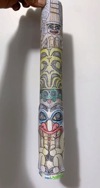 Corey Bulpitt, Totem Pole Commission, 2023