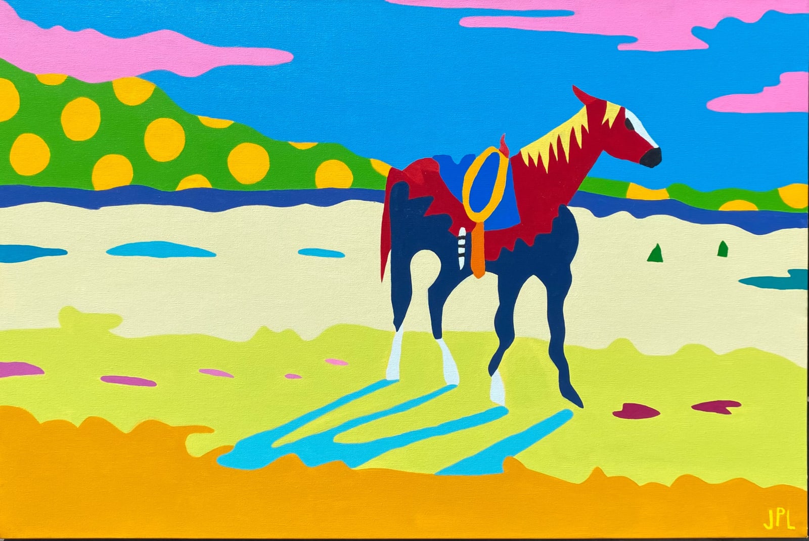 Jean Paul Langlois, A Saddled Horse 3, 2023