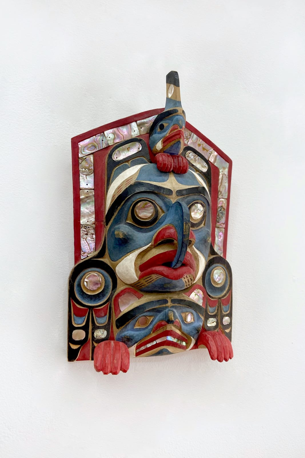 Beau Dick, Whale Hawk Weasel Frontlet, 1979