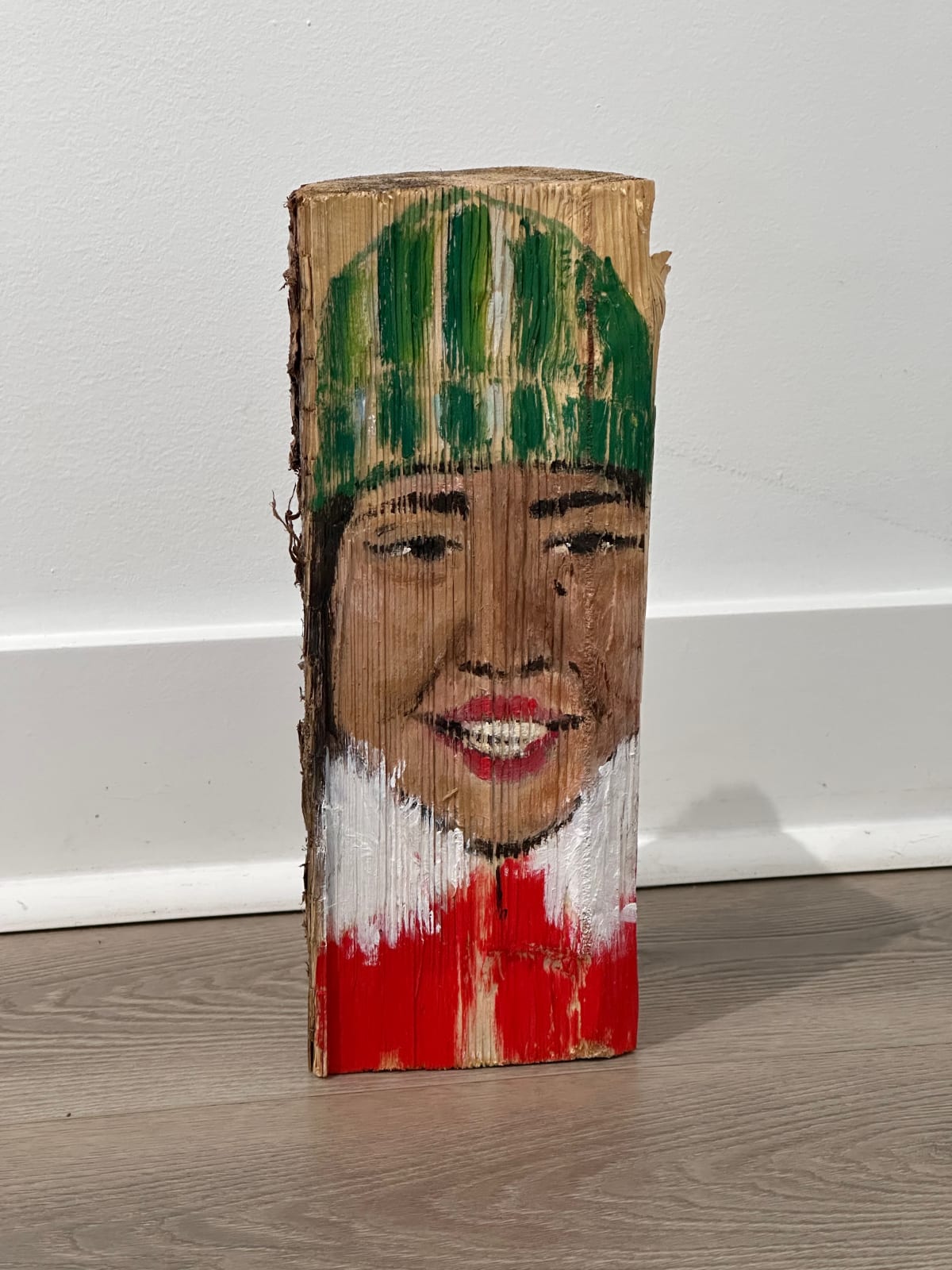 Zoe Ann Cardinal Cire, Cracklings 3 (Self Portrait in Winter), 2025