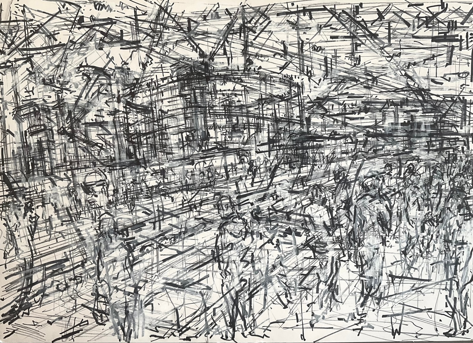 Jeanette Barnes, Fractured Journey - Cambridge Heath III, 2025