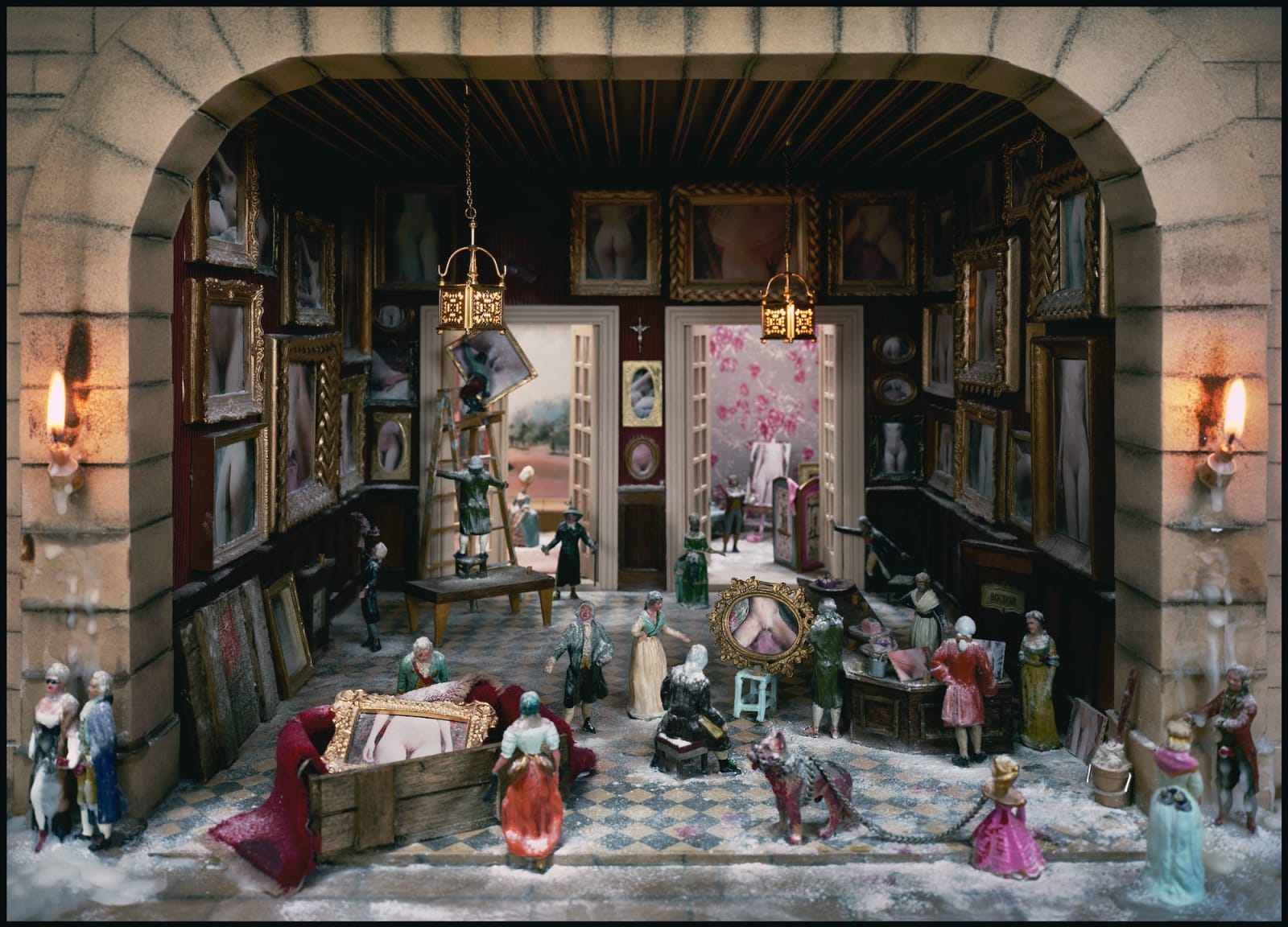Etienne Clément, Boudoir An Exhibition Private View 1720, 2015