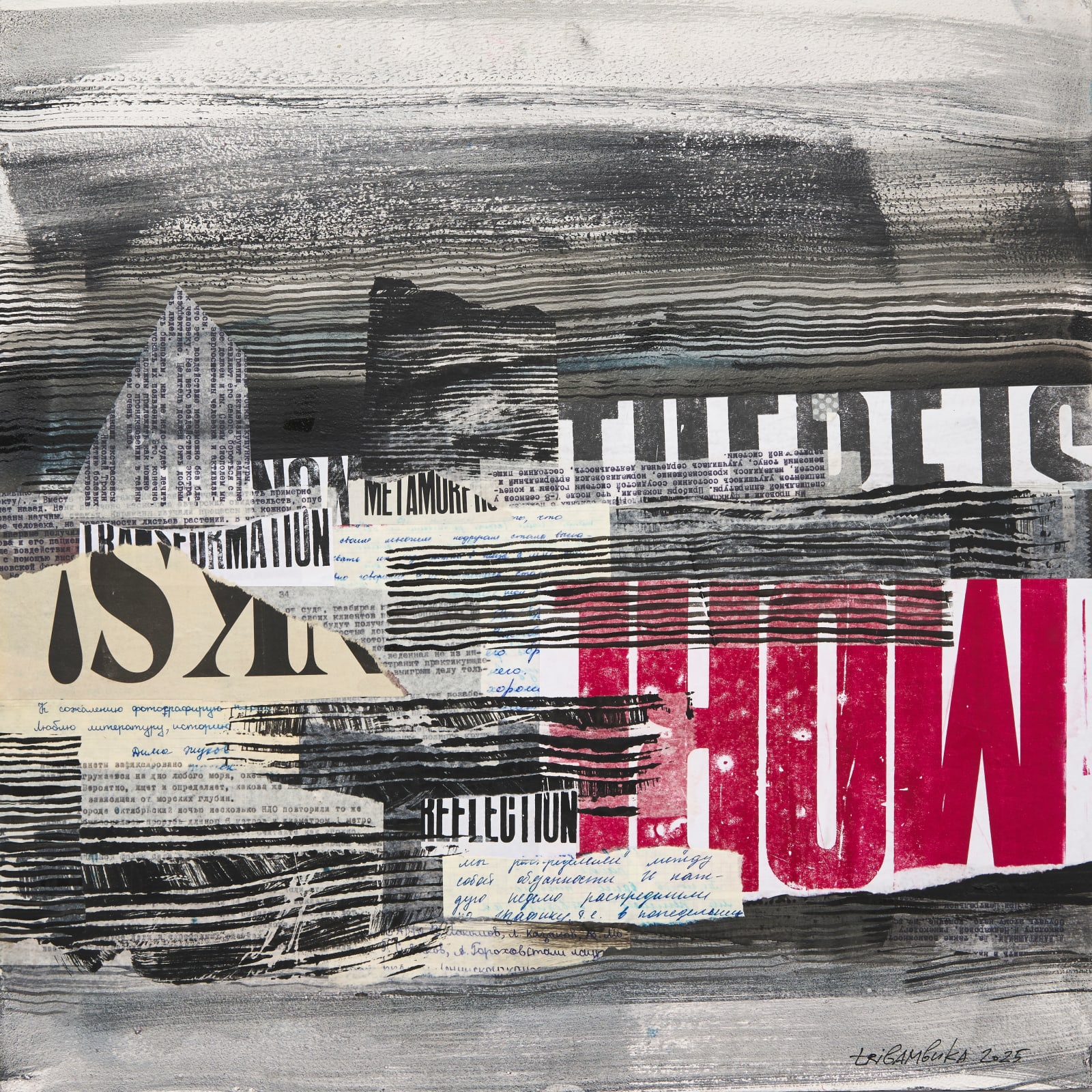 Anastasia Tribambuka, Between the Lines, 2025