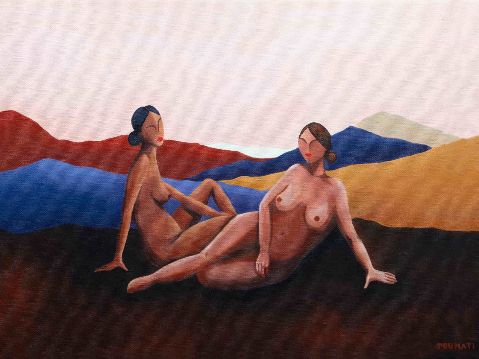 Soumati, Atlas sisters dusk, 2021