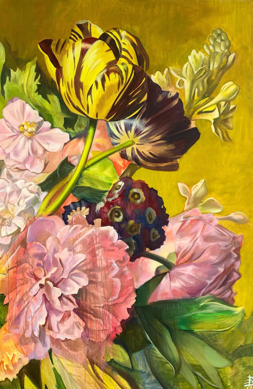 Baroque Anarchist, Floral Still-Life, 2023
