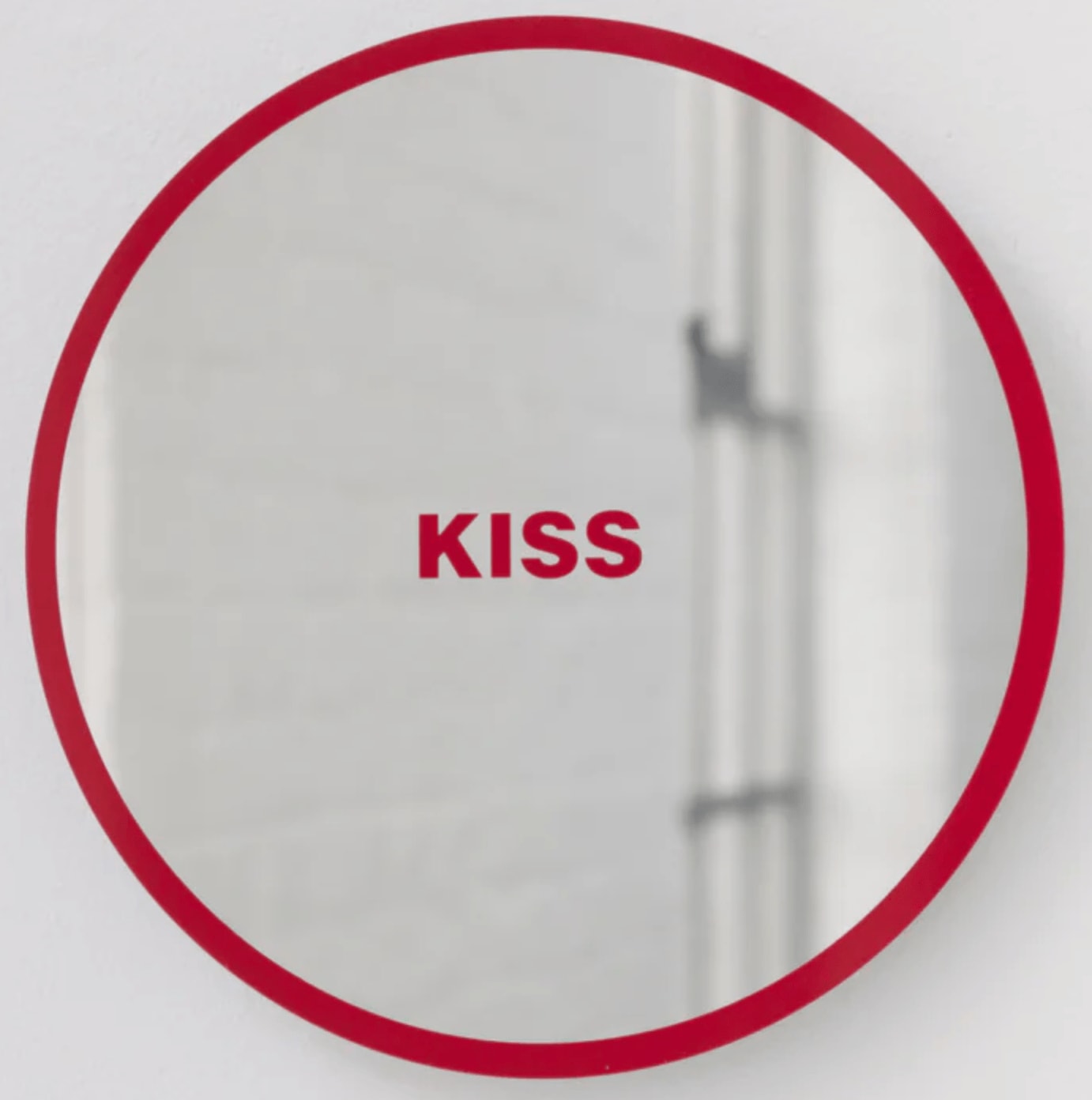 Barbara Kruger, Untitled - Kiss (Mirror), 2024