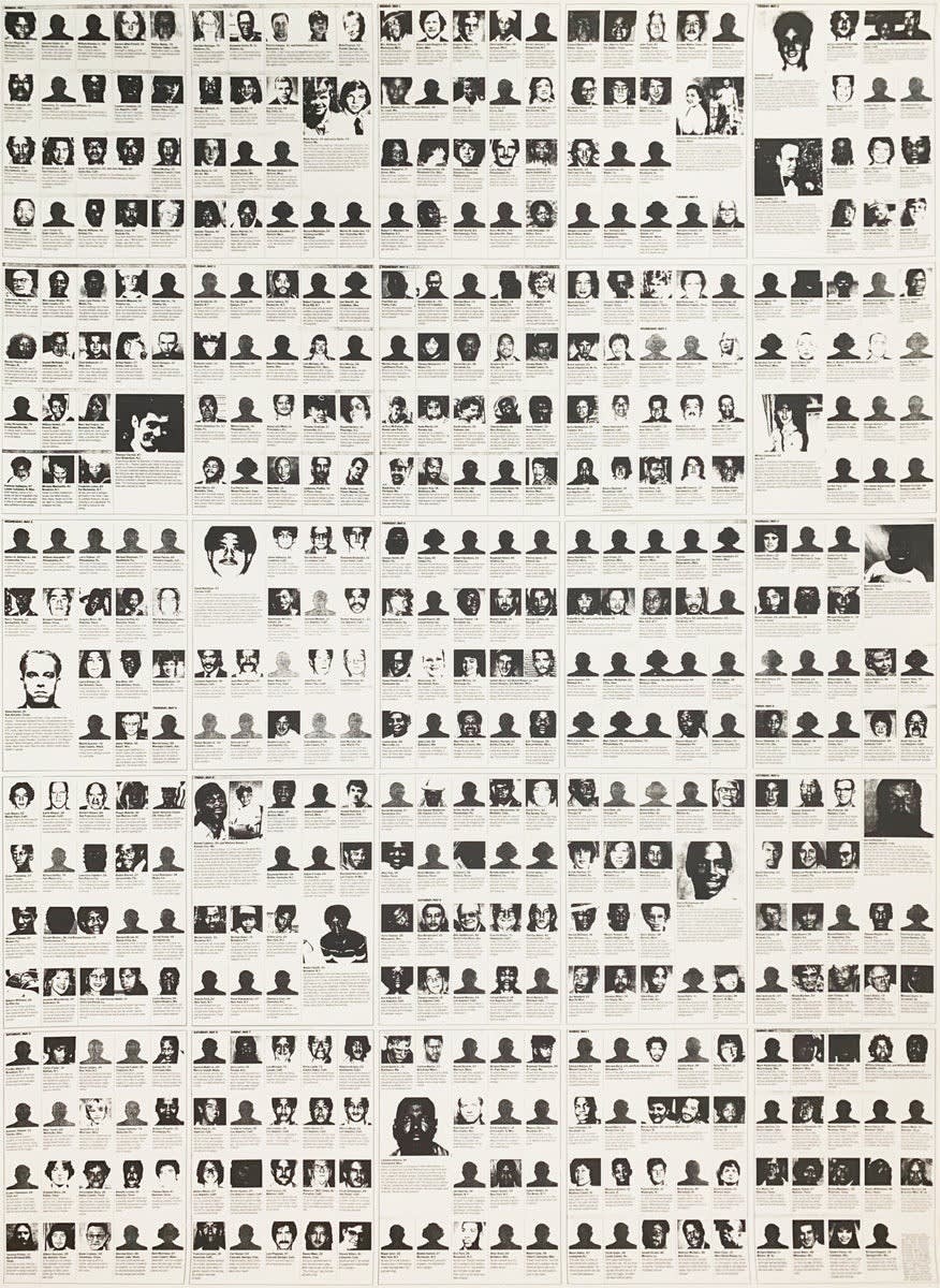 Felix Gonzalez-Torres, Death by Gun, c 2000