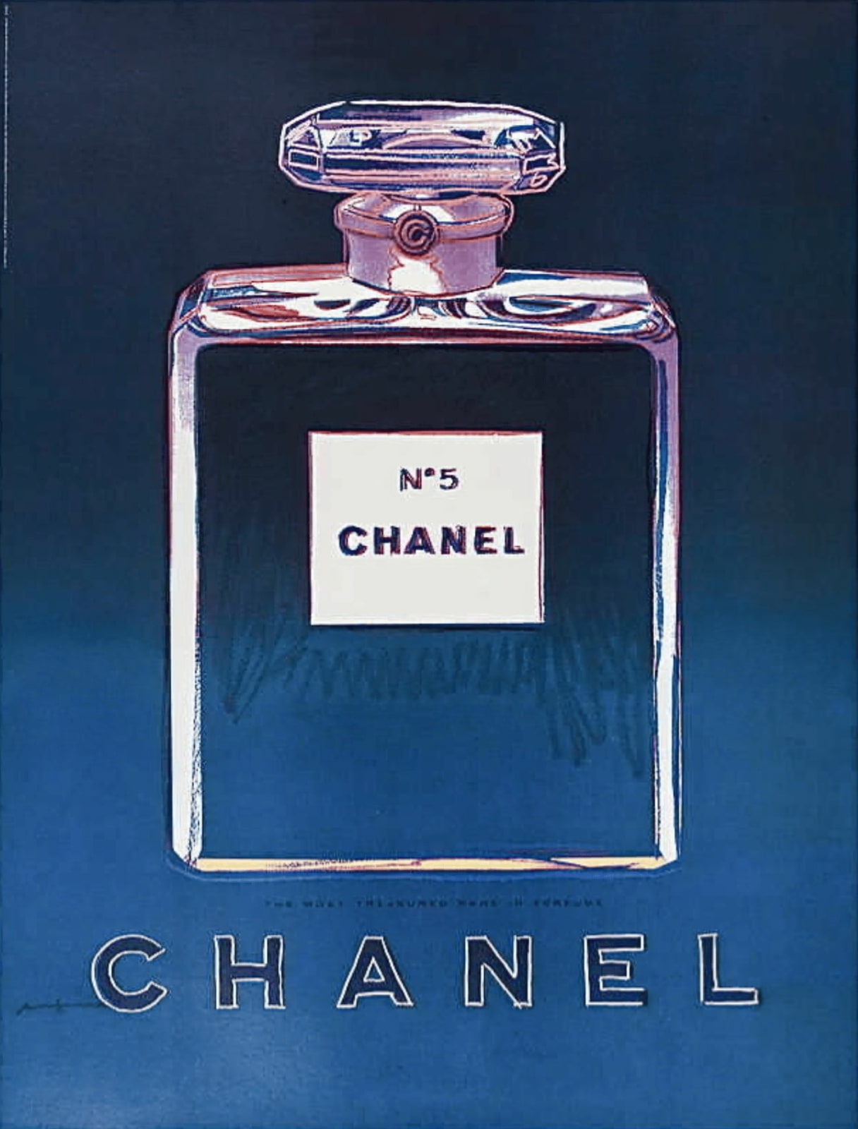 Andy Warhol, Chanel No 5, Blue/Grey,, 1997