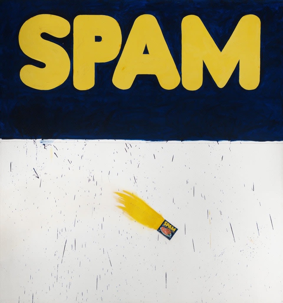 Ed Ruscha, Actual Size (Spam) (1962), 2024