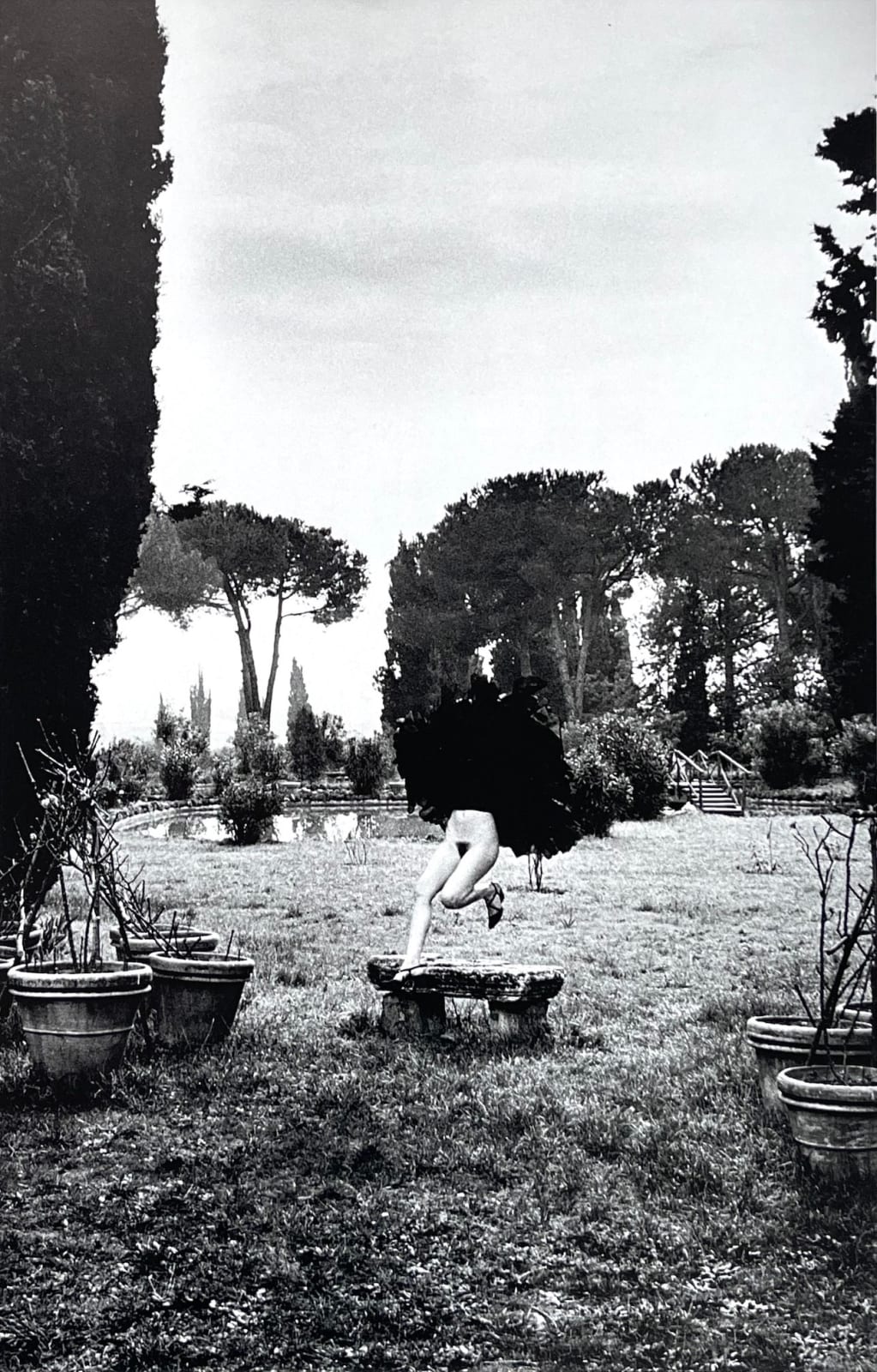Helmut Newton, In a Garden Near Rome, 1977, 1978