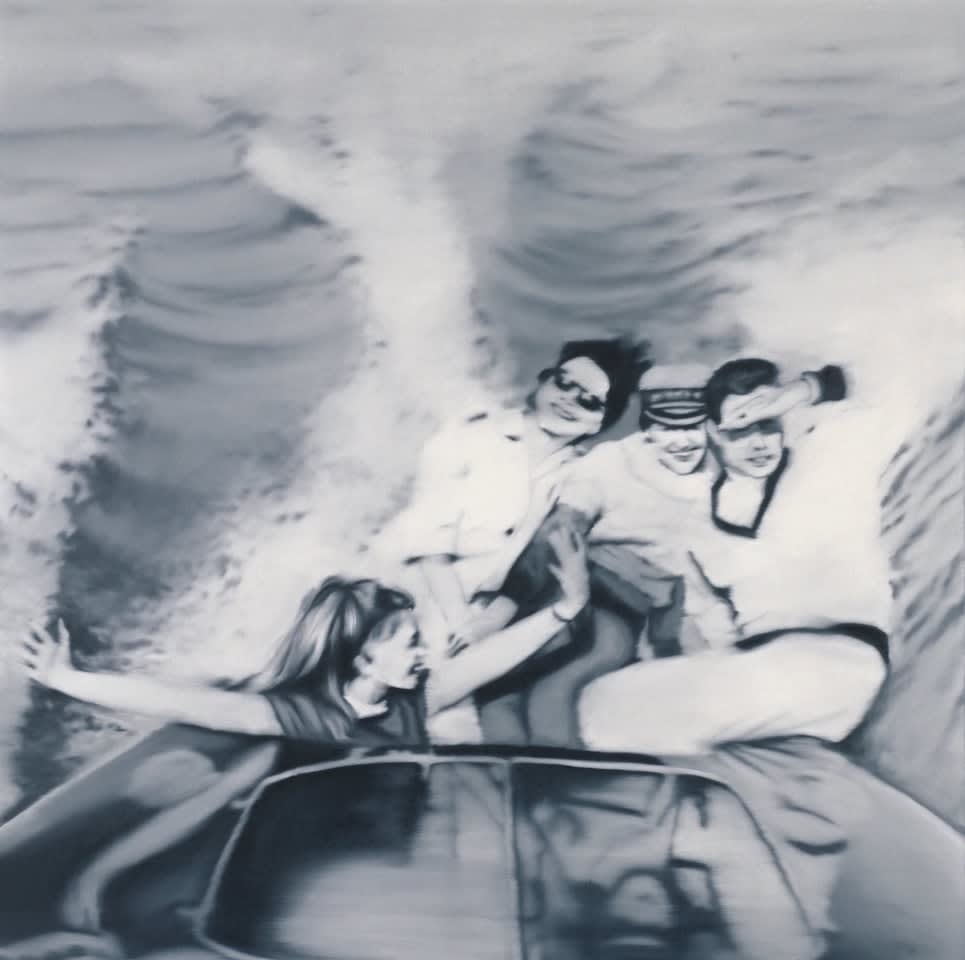 Gerhard Richter, Motorboot (motorboat), 2023