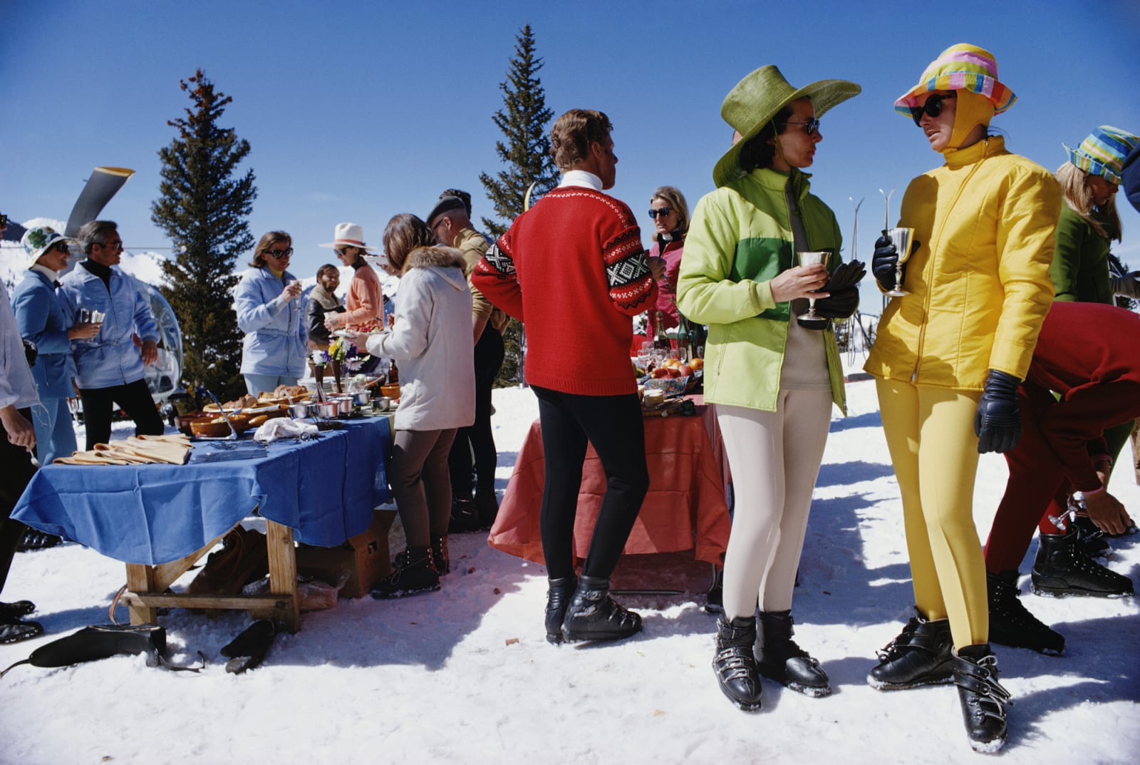 Slim Aarons, Snowmass Gathering, 1968
