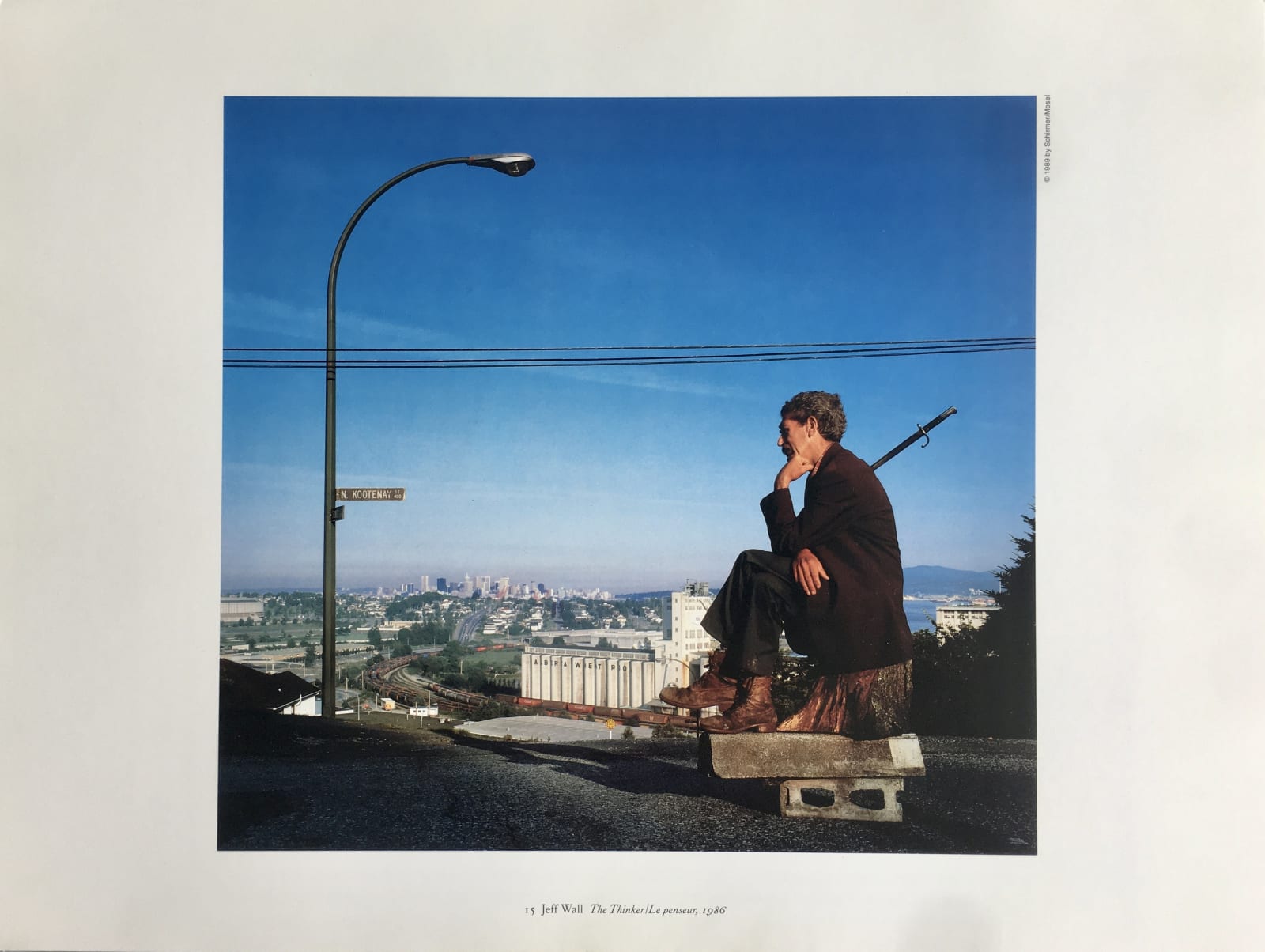 Jeff Wall, The Thinker (1986), 1989