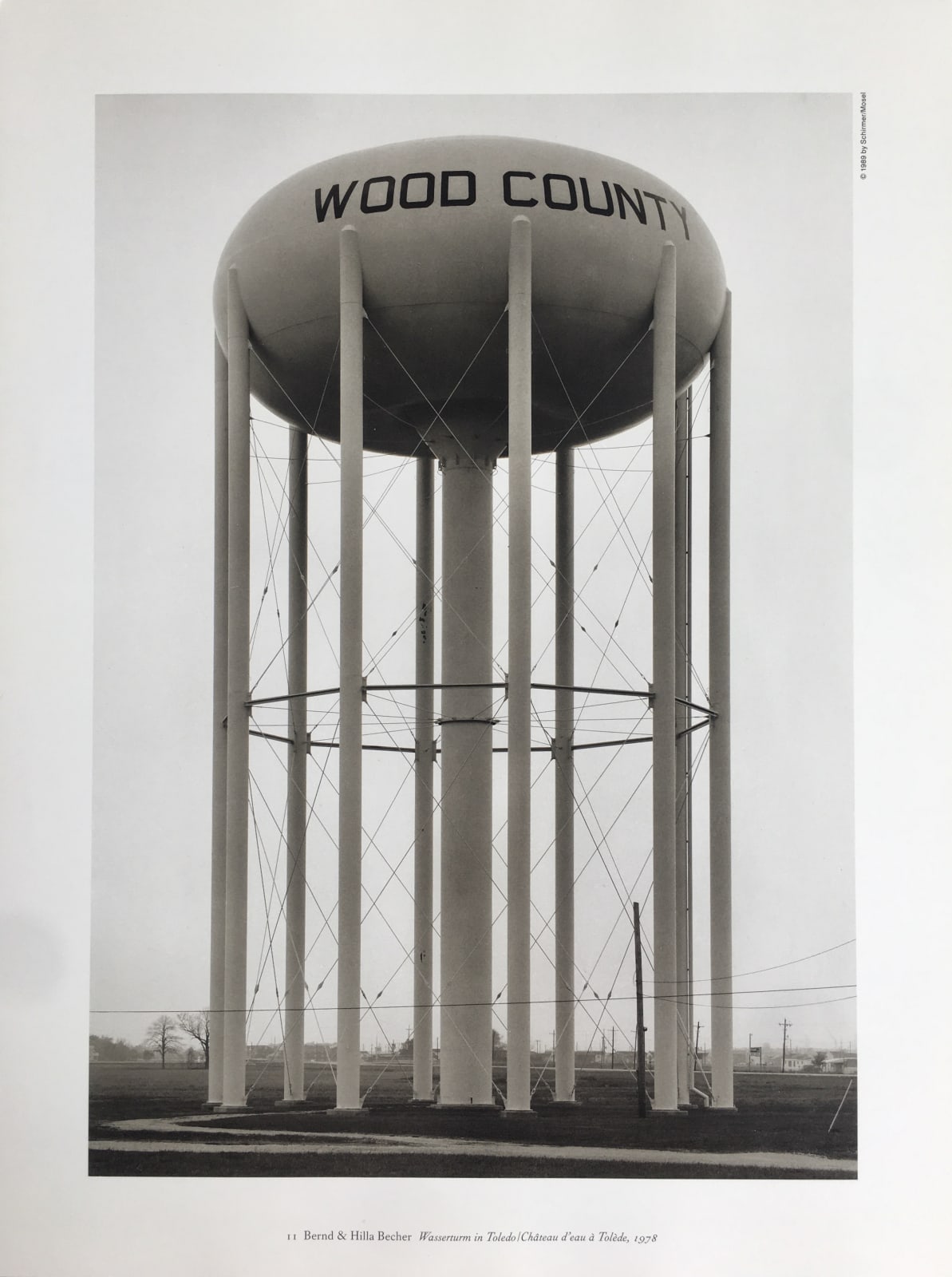 Bernd and Hilla Becher, Water Tower, Toledo, Ohio (1978), 1989