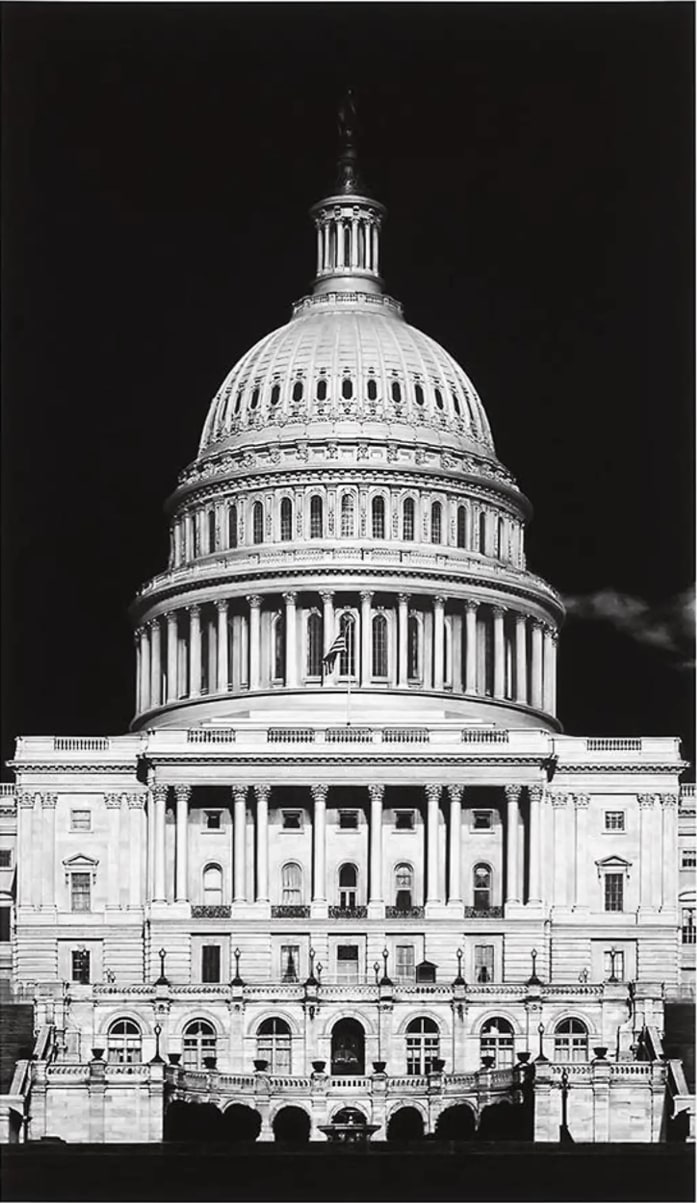 Robert Longo, Untitled (Capitol Detail), 2017