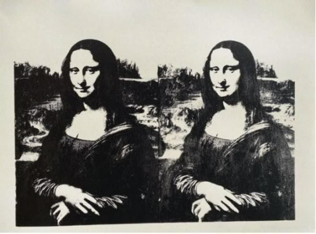 Andy Warhol, Mona Lisa Double Black on Vellum, 1970-2020