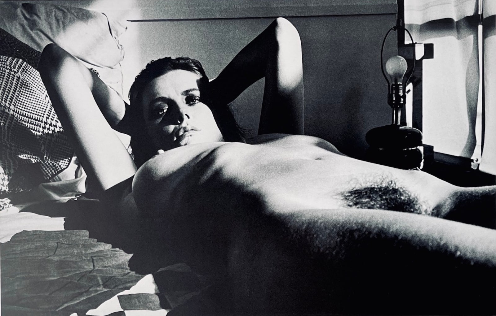 Helmut Newton, Fiona Lewis, Nude Lying, Los Angeles, 1976, 1978