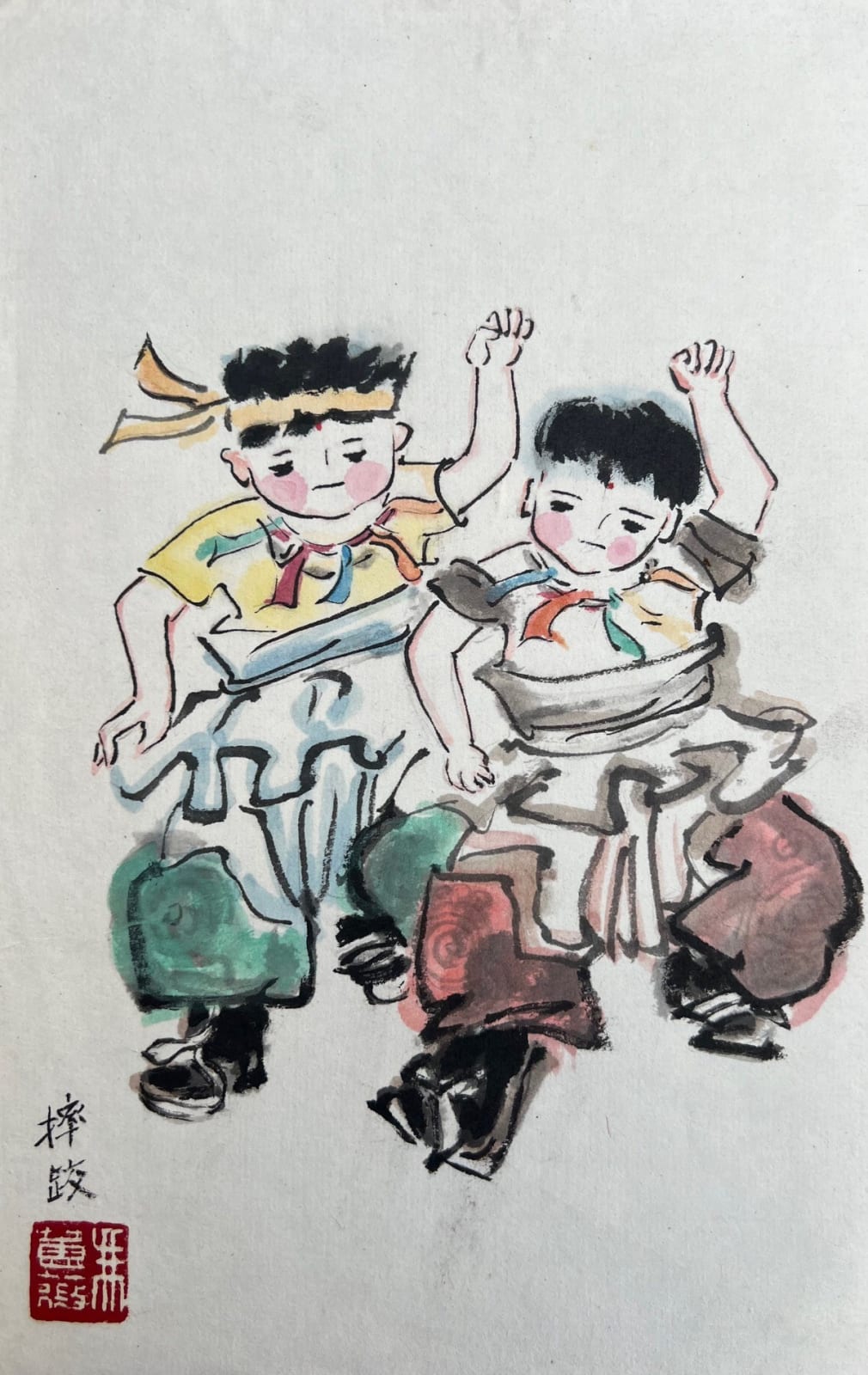 Wai Mei, after a greeting card (5), 90's