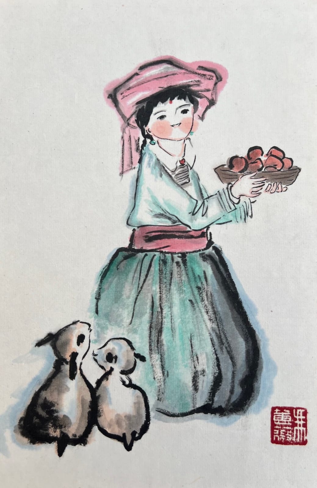 Wai Mei, after a greeting card (1), 90's