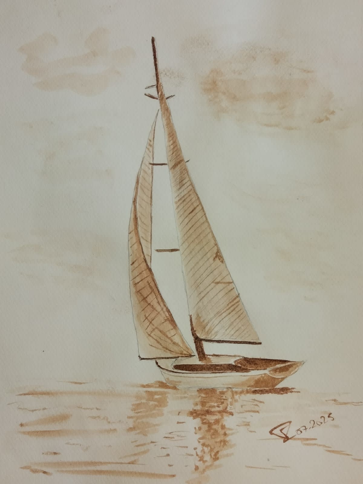 Frédéric Lorne, Voilier, 2025