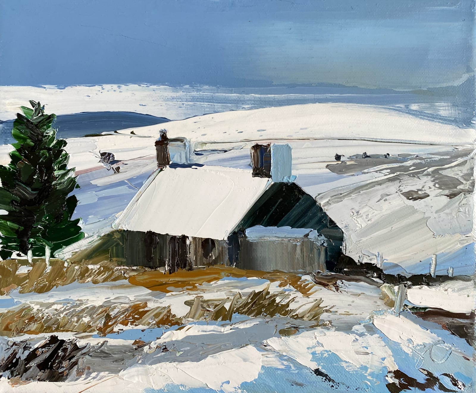 Sarah Carvell, Tyrpeg Mynydd, Shadowed Verge, 2025