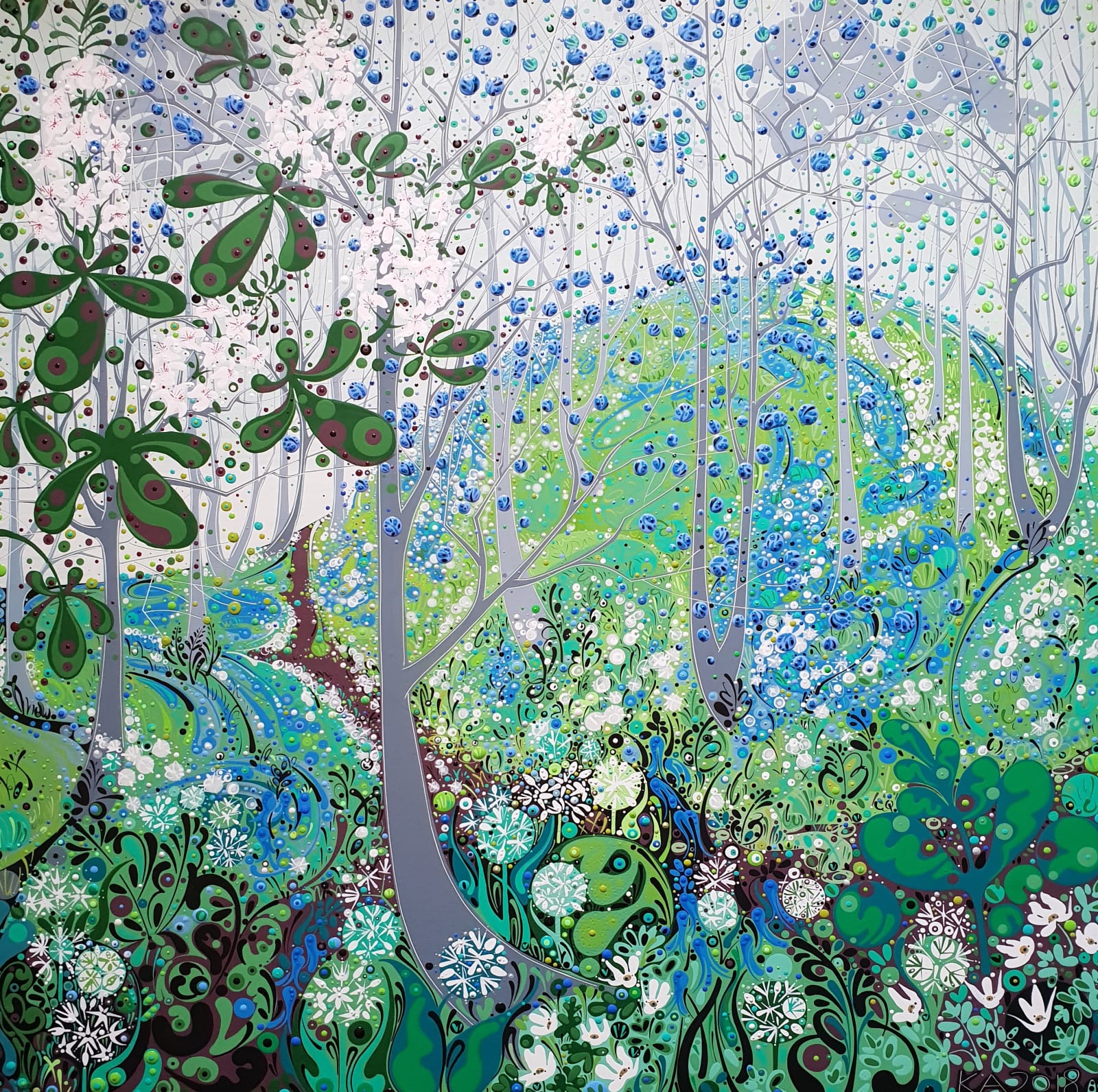 Katie Allen, Bluebell Walk, Clyne Gardens