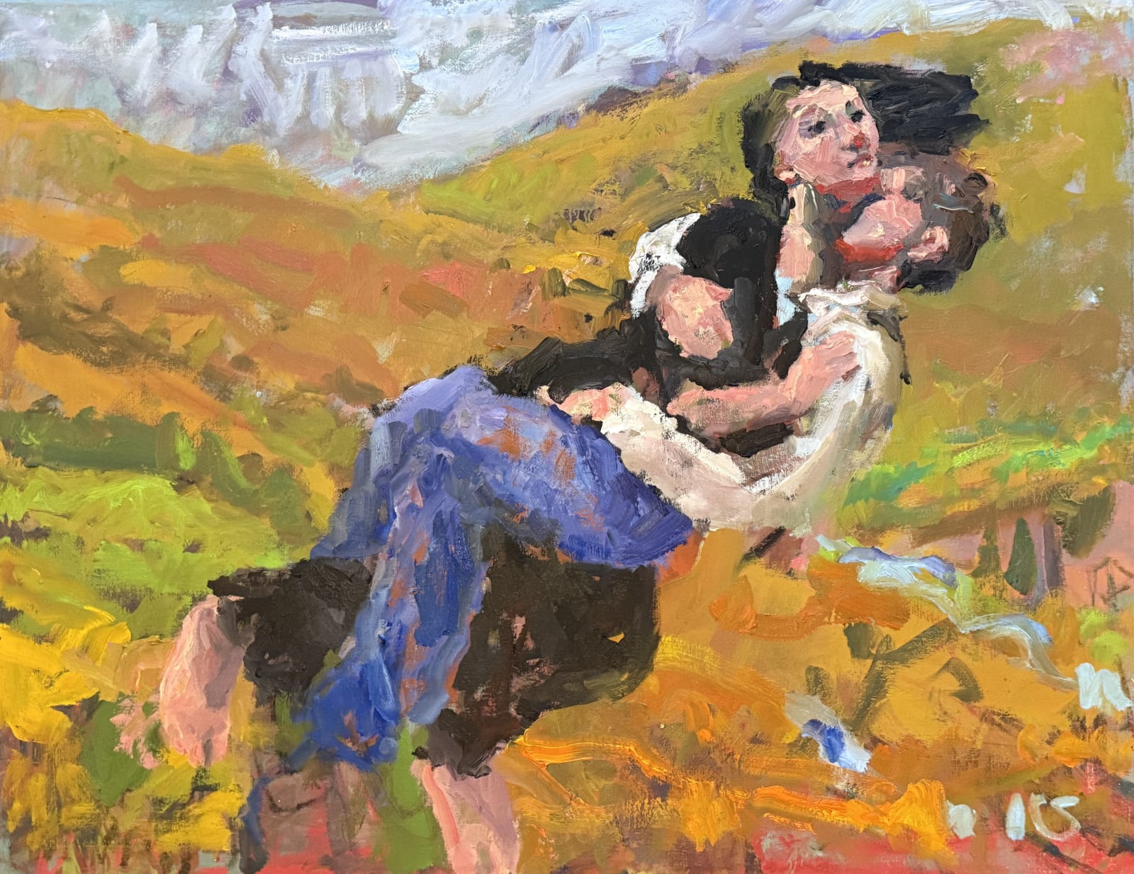 Kevin Sinnott, Flight over Pwll Carn, 2024