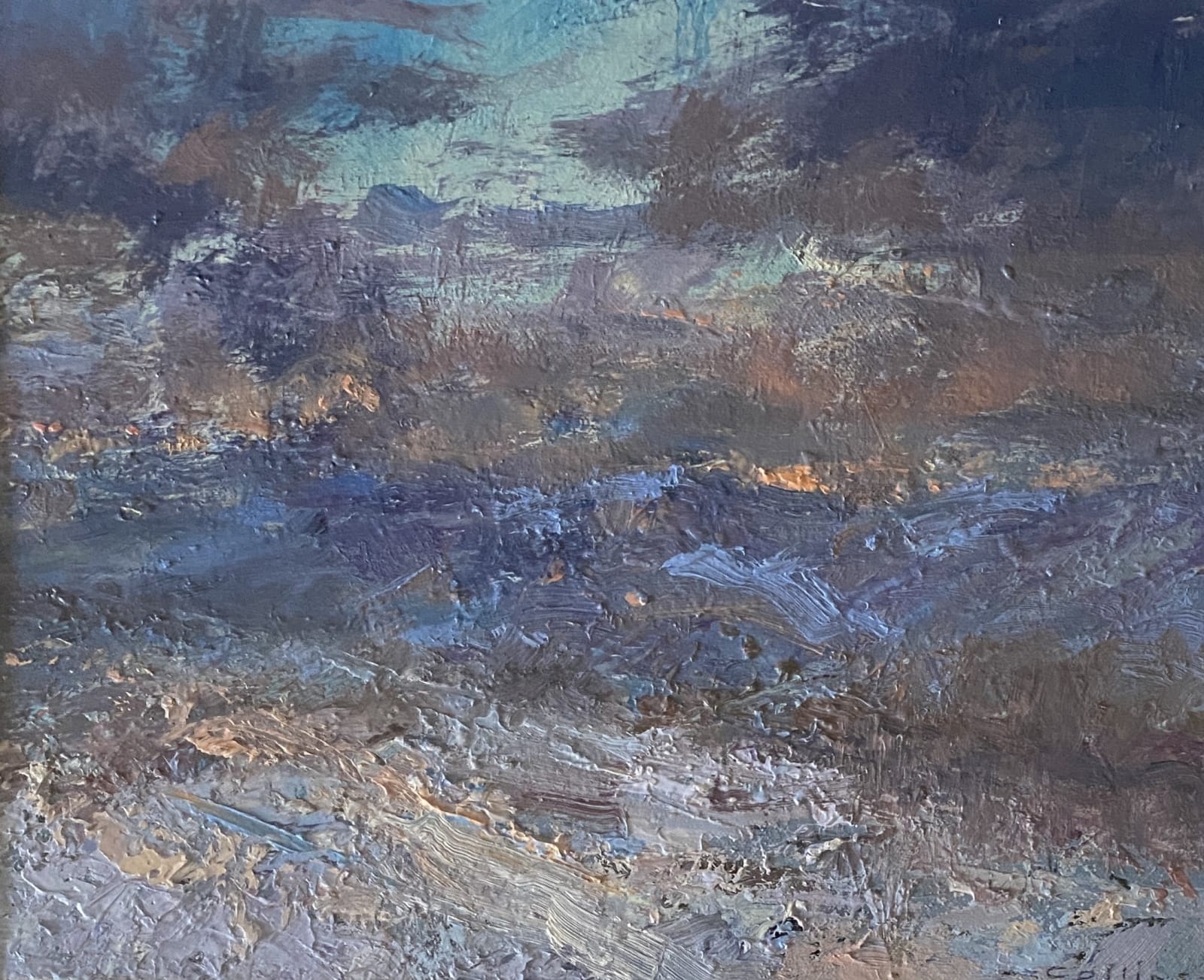 Martin Collins 1941 - 2023, Winter Sunset, Tal y Fan, 2015