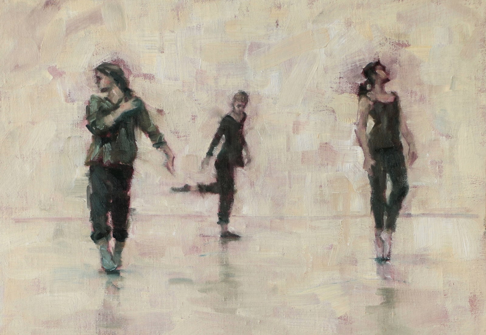 Carl Chapple, Erin Atkinson, Marie Guiraud & Jade Cawthraw (Ballet Cymru Rehearsal 214)