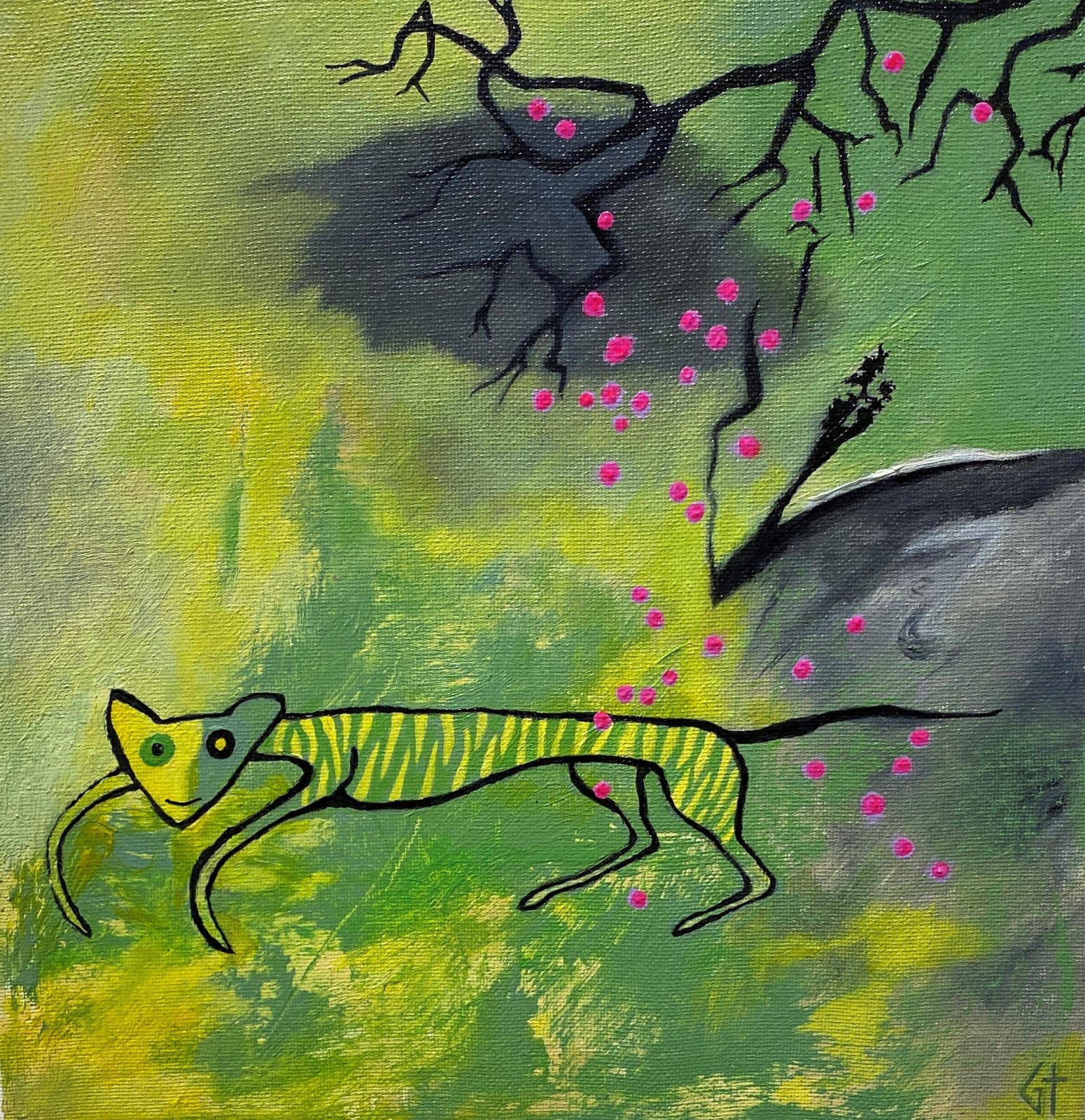 Gilly Thomas, Levitating under the Cherry Blossom