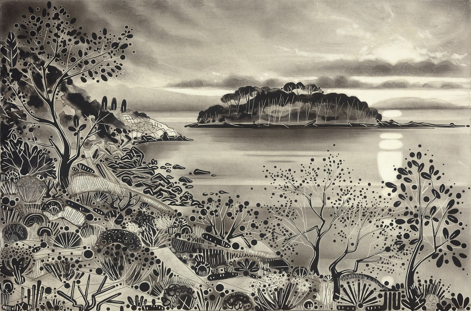 Katie Allen, Late Afternoon, End of Summer, 2025