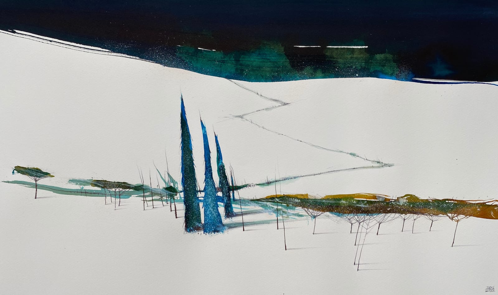 Dewi Tudur, Llwybr drwy'r Eira / Snow Path