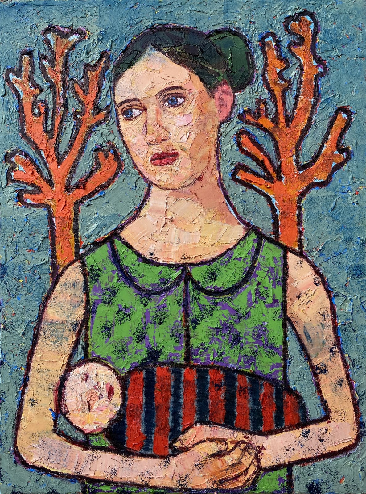 Meirion Ginsberg, Mam a Babi | Mother and Baby, 2023