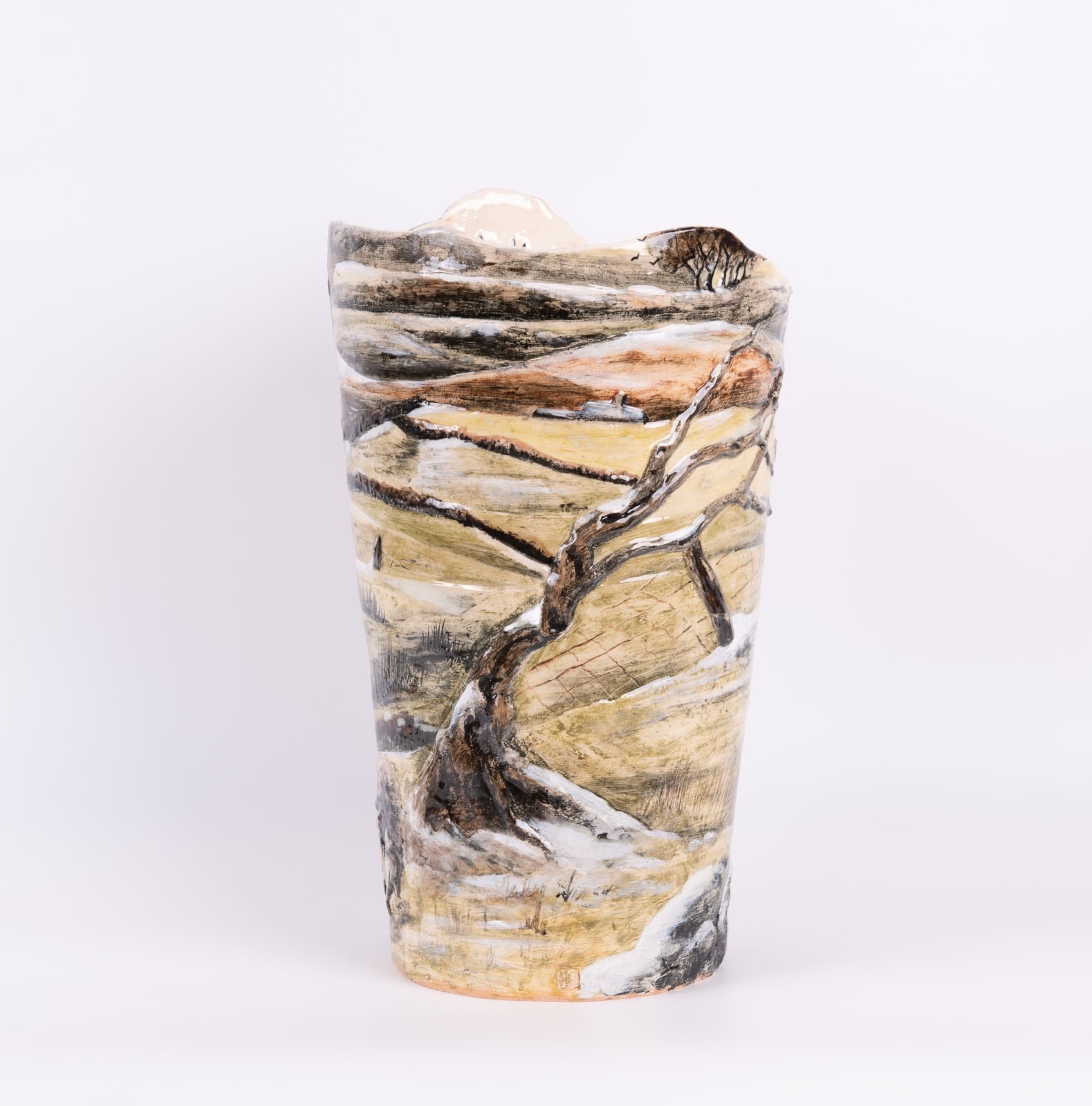 Helen Gittins, Chwefror 'Freckled with snow half-thawed'