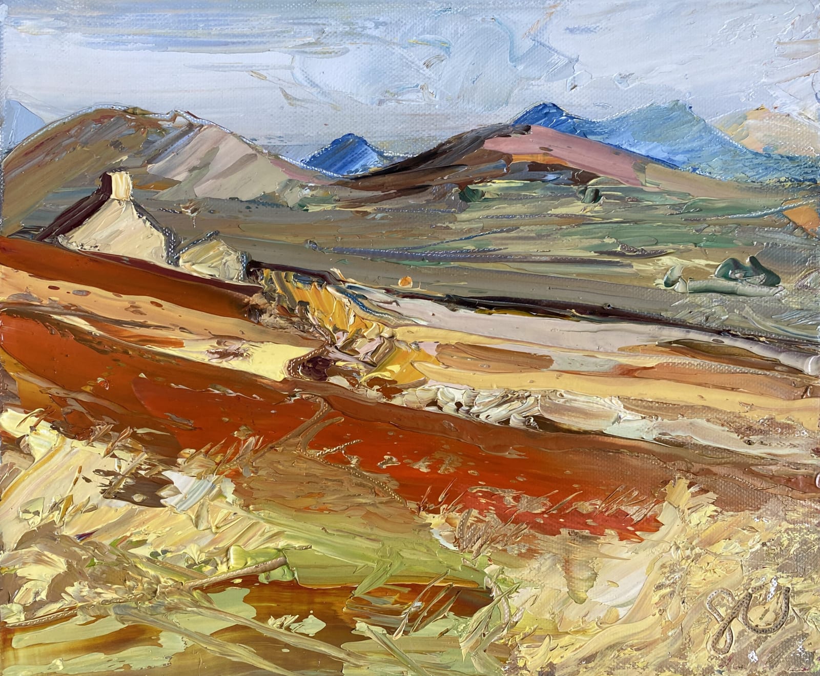 Sarah Carvell, Coastal Path, Rhiw, 2025