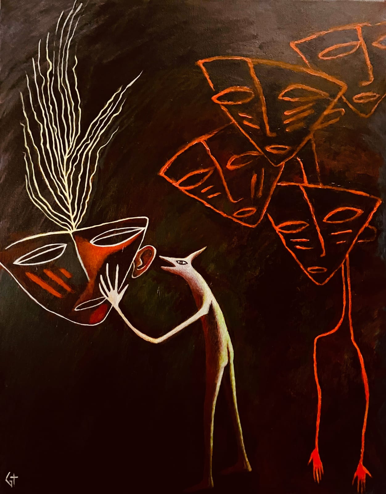 Gilly Thomas, Awaiting the Gnomic Utterance, 2025