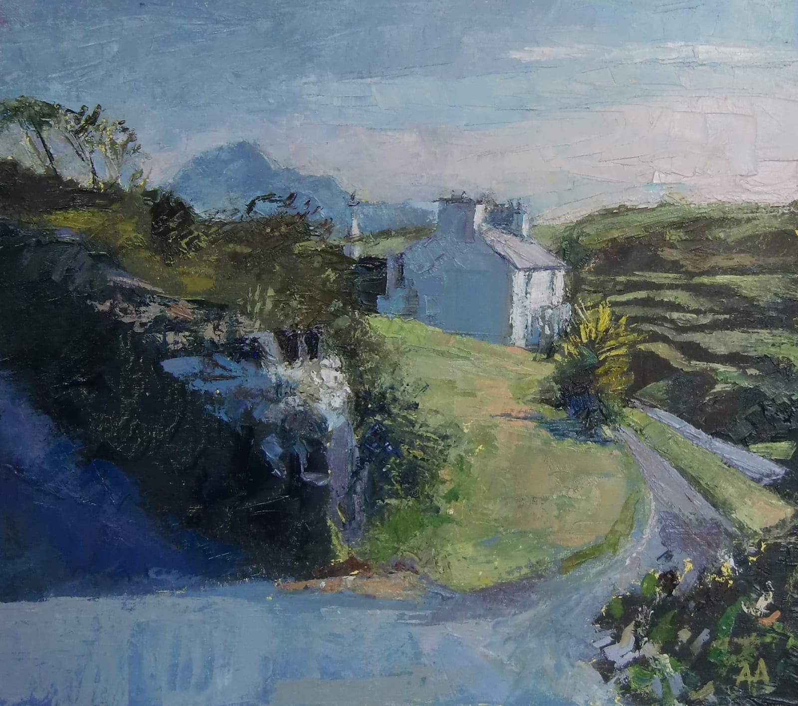 Anne Aspinall, House by the Sea, Criccieth