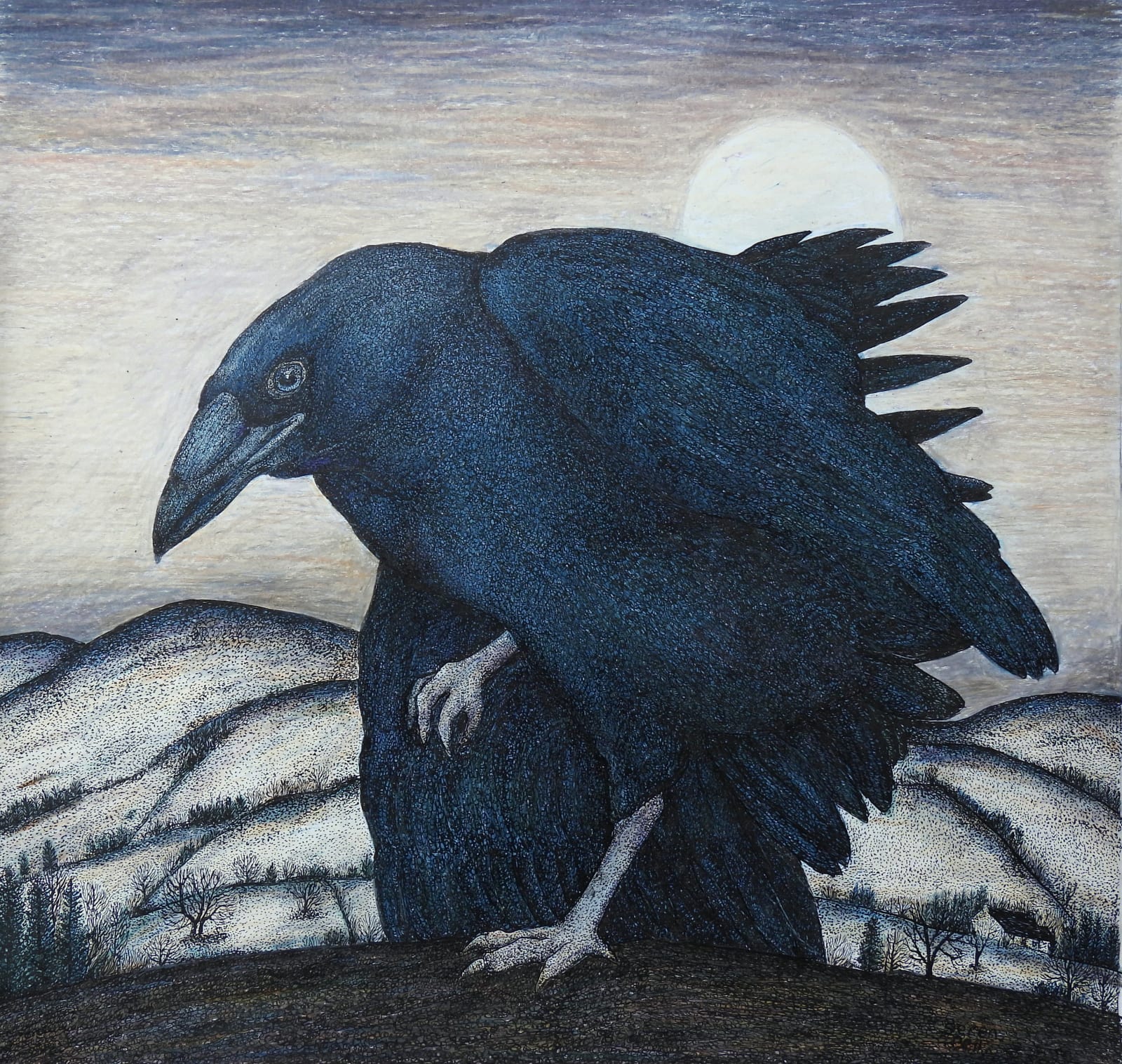 Seren Bell, Raven, Midwinter, 2024