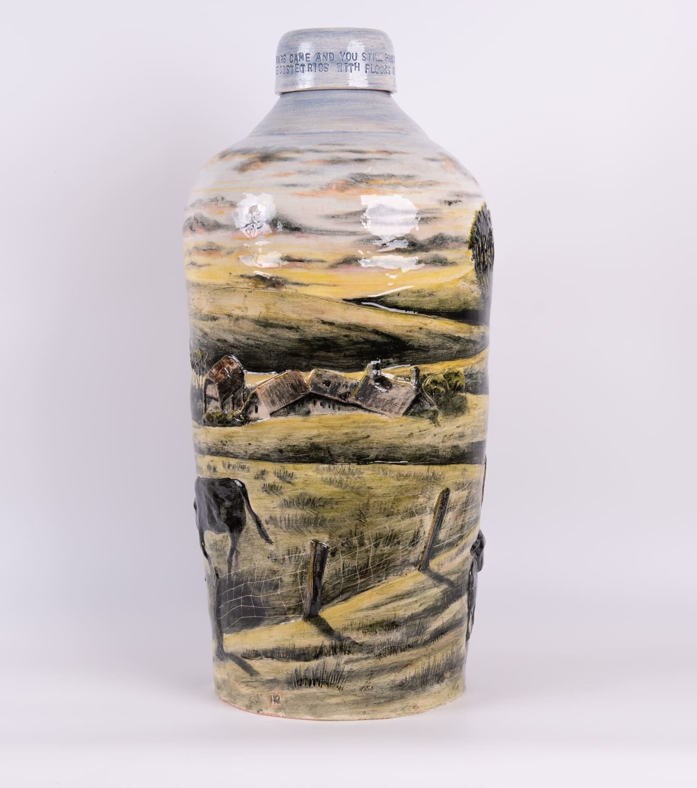 Helen Gittins, To the Farmer (After R. S. Thomas 'Prytherch)