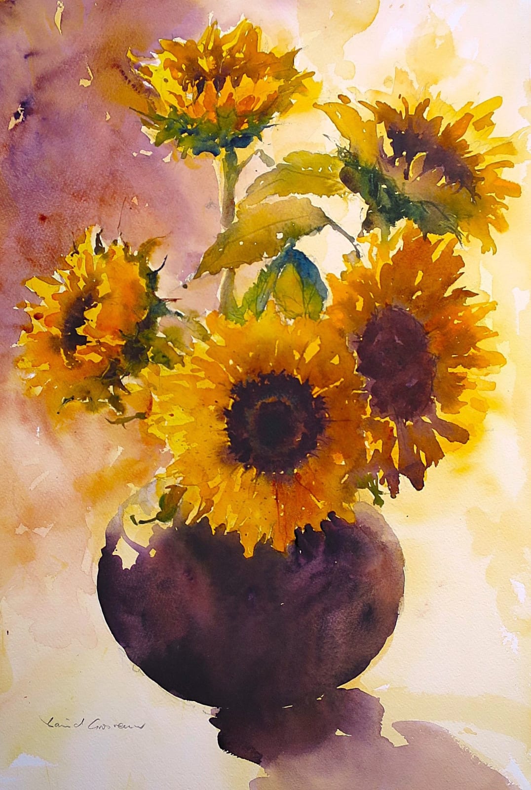 David Grosvenor, Sunflowers, 2024
