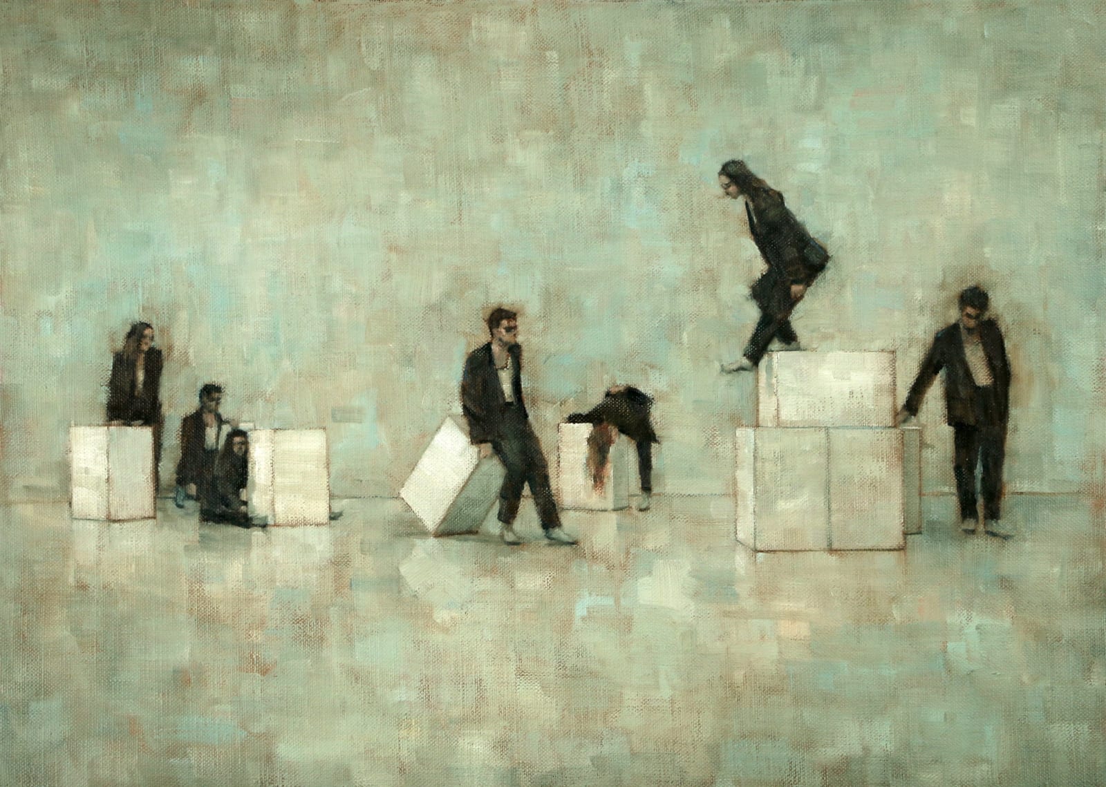 Carl Chapple, Wired to the Moon (Ballet Cymru Rehearsal 196)