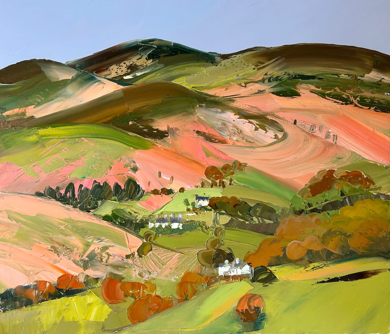 Sarah Carvell, Valley of Autumn Bracken, 2025