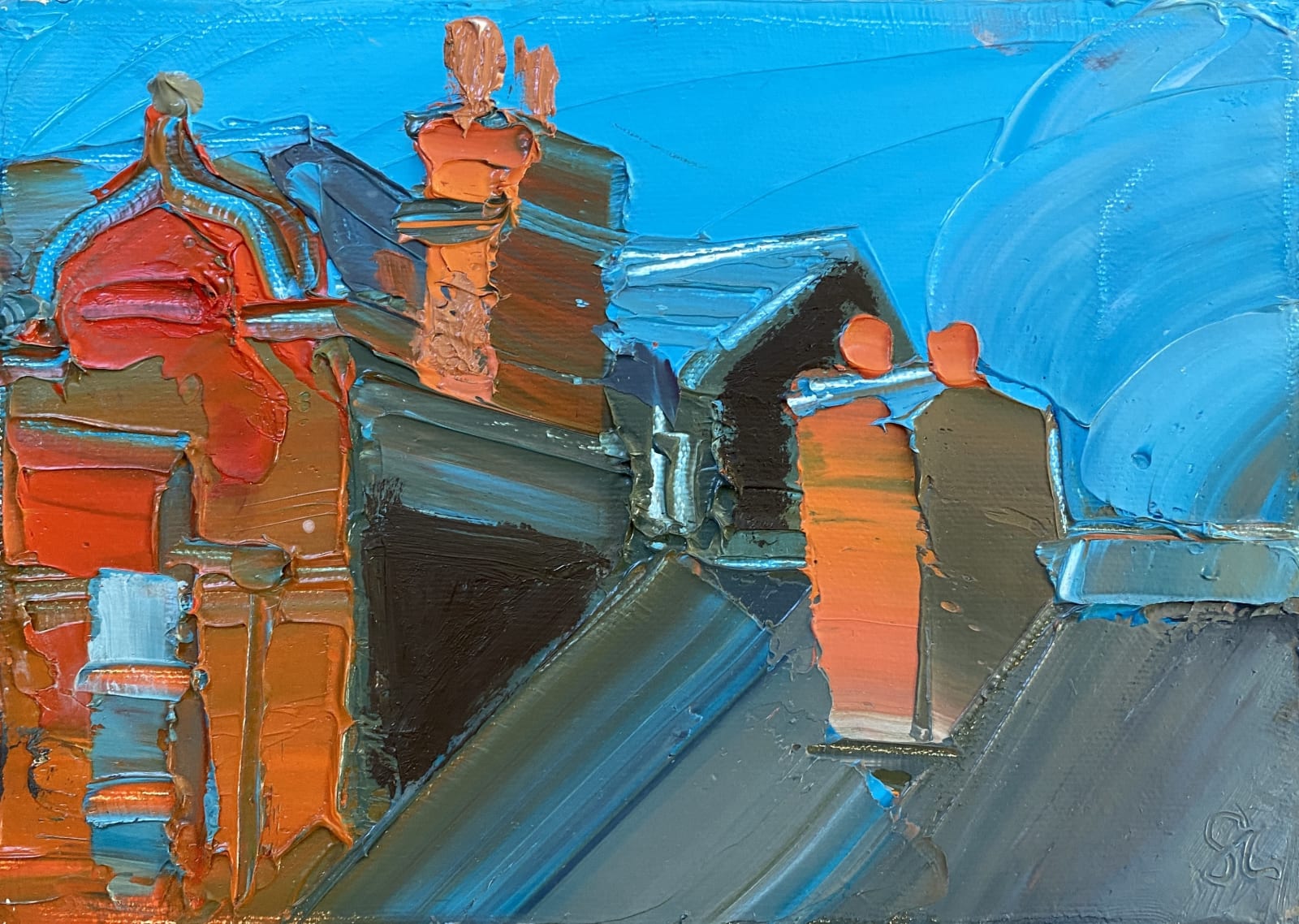 Sarah Carvell, Chimneys, Vale Street, 2023